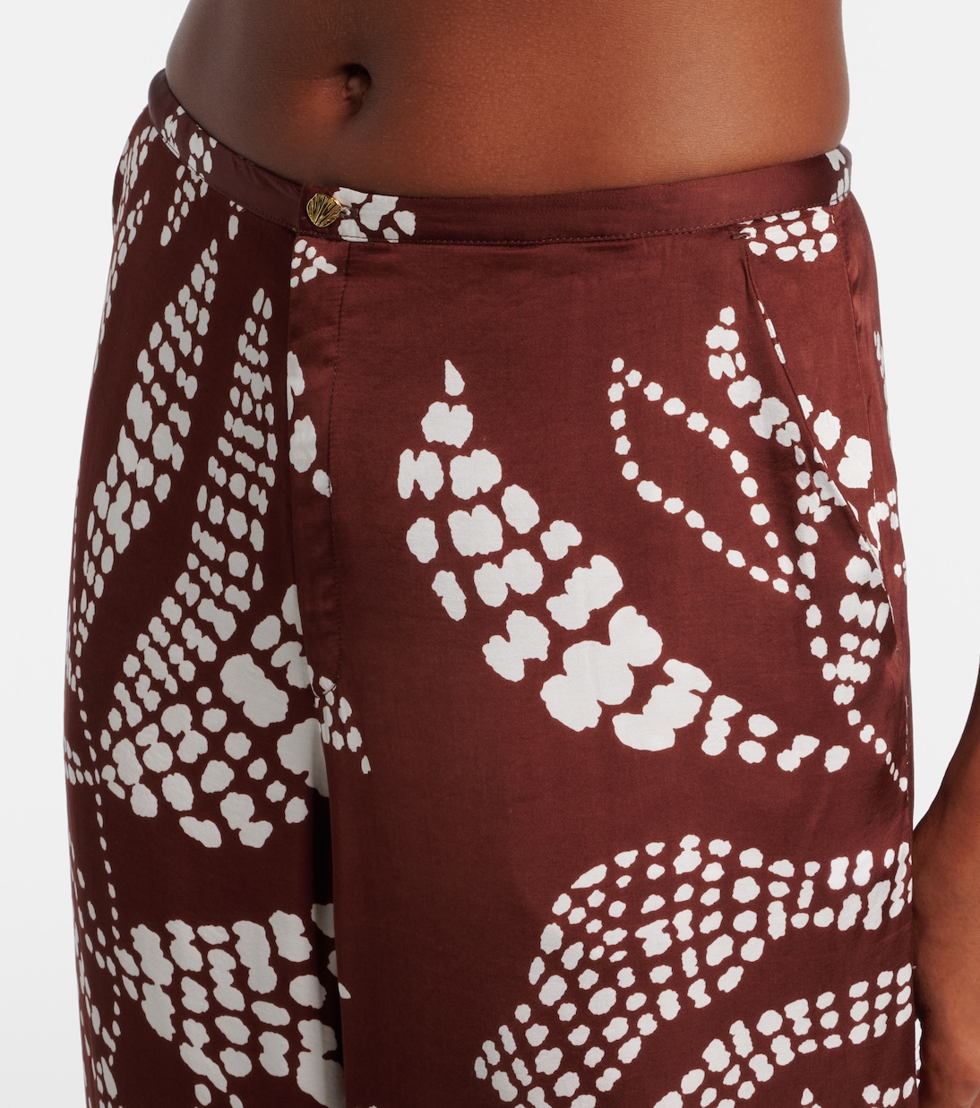 Pantaloni Clea a vita alta e gamba larga | Poupette St Barth