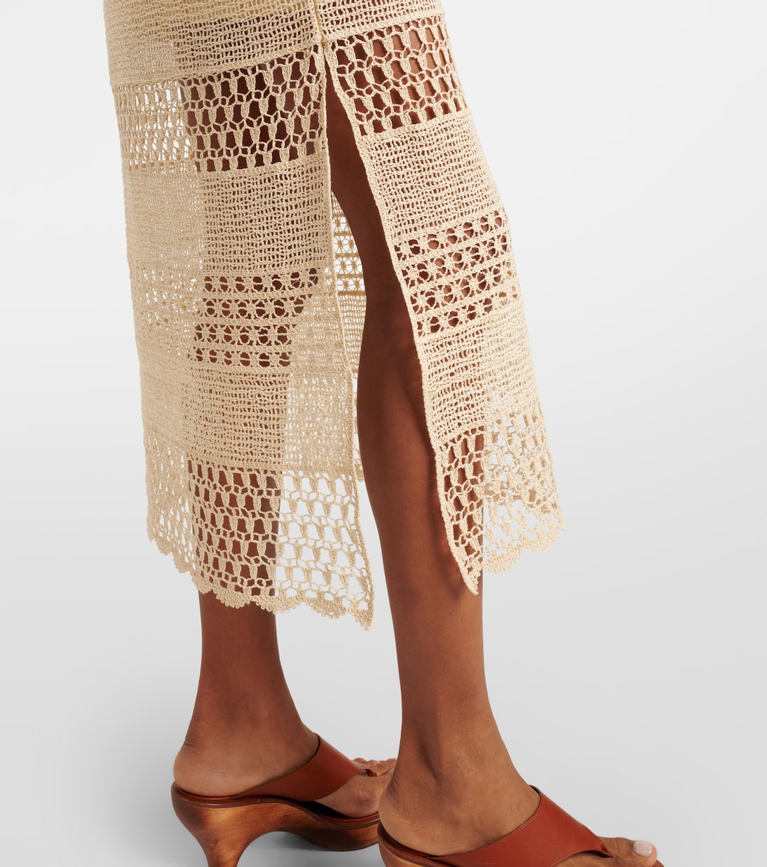 Wanderlust crochet cotton-blend midi dress | Zimmermann