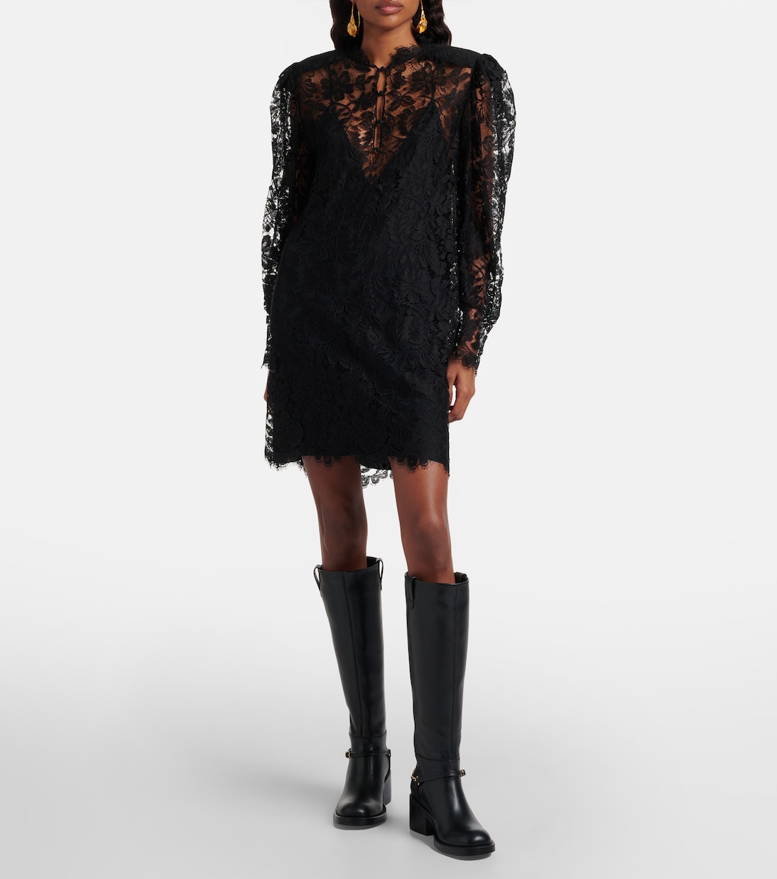 Floral lace minidress | Chloé