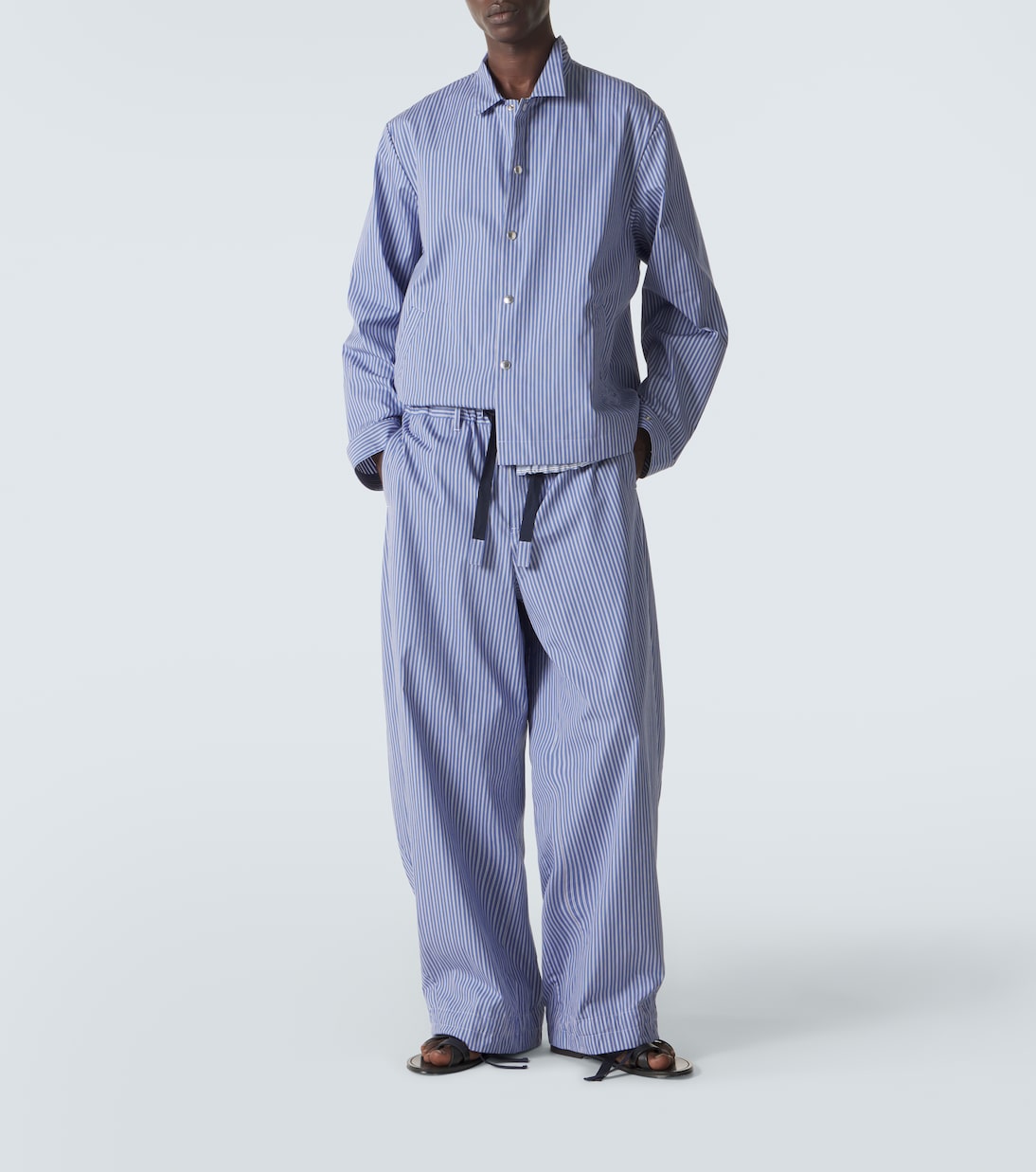 Weite Hose aus Baumwollpopeline | Sacai