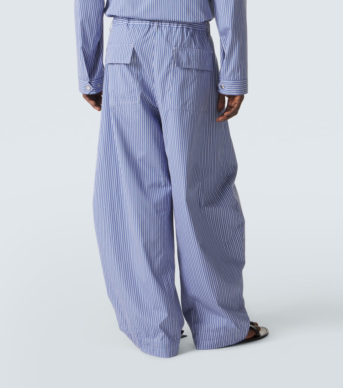 Weite Hose aus Baumwollpopeline | Sacai