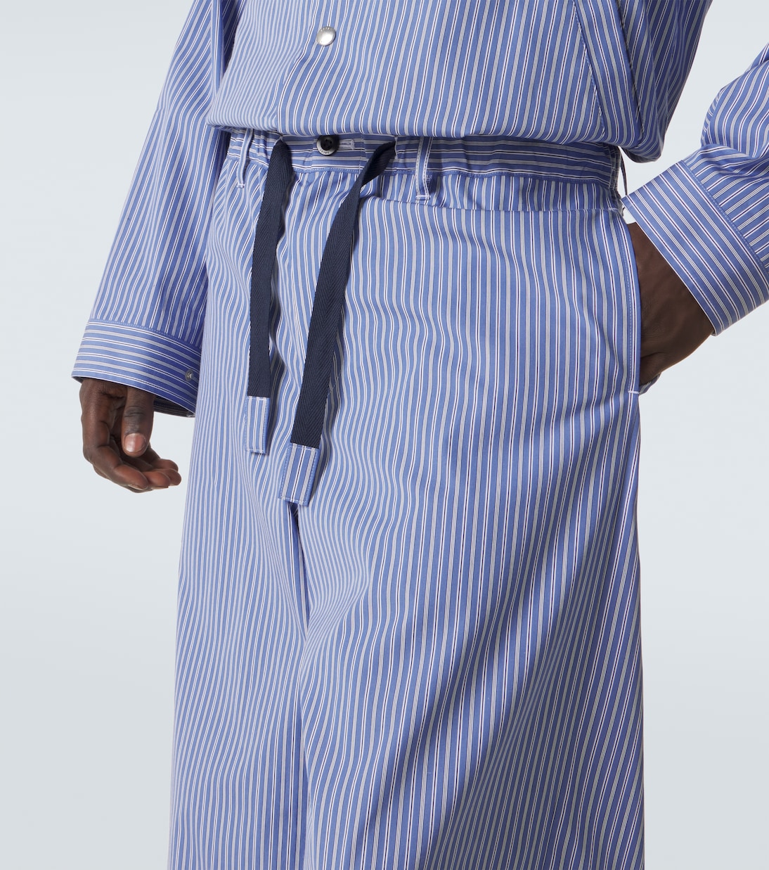 Weite Hose aus Baumwollpopeline | Sacai