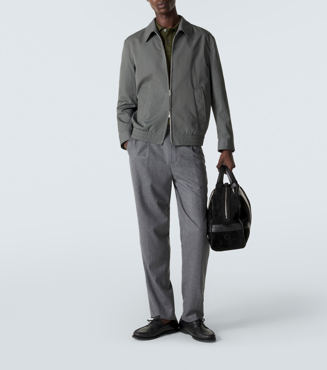 Cotton and silk blouson jacket  | Lardini