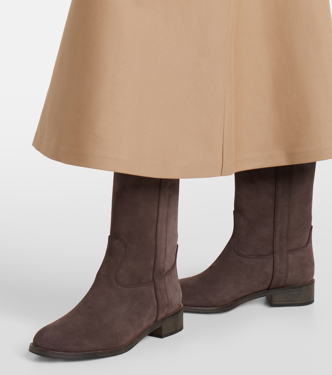 Stivaletti Cavalière in suede | Aquazzura