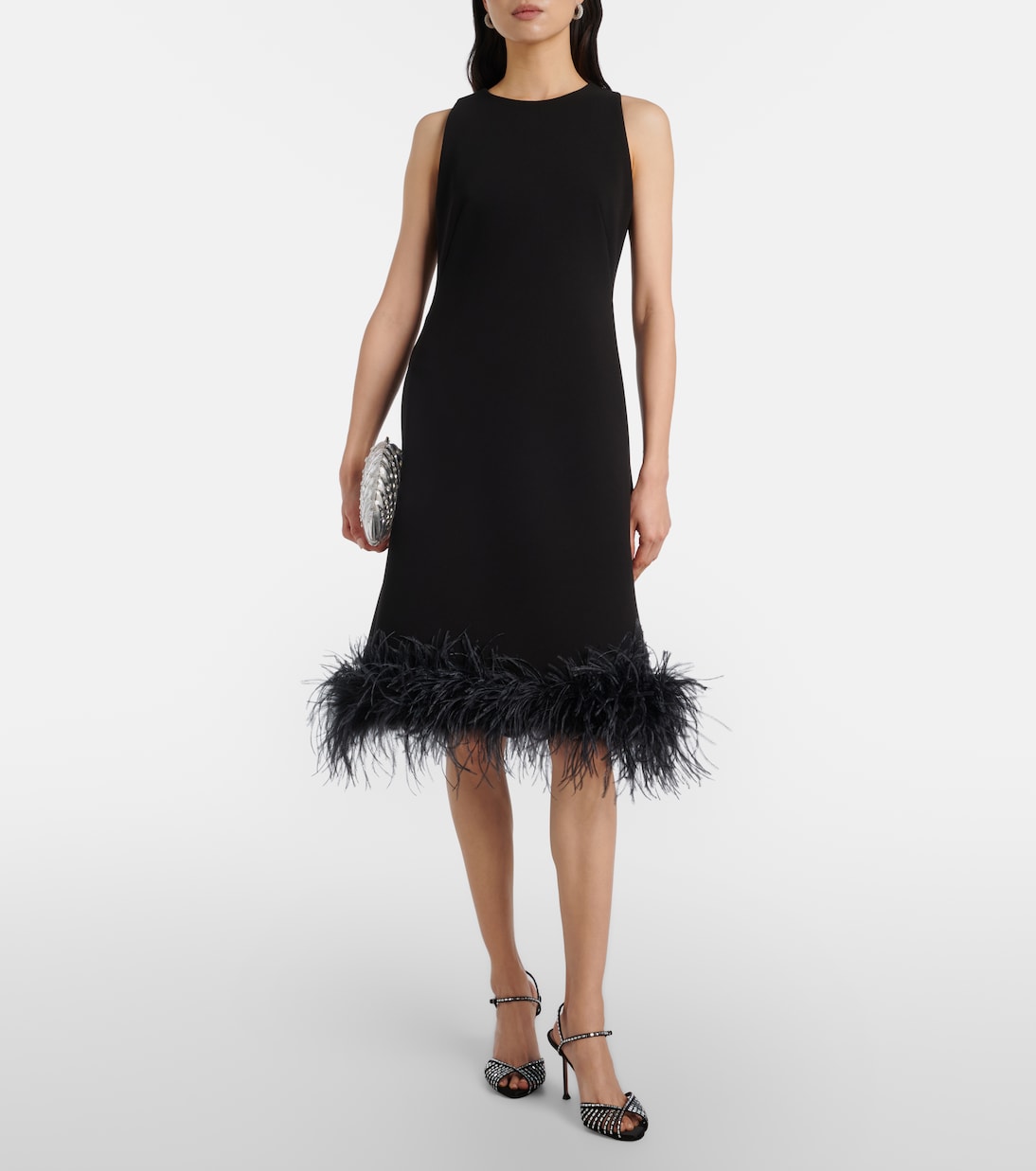 Hold Me 85水晶缀饰凉鞋 | Aquazzura