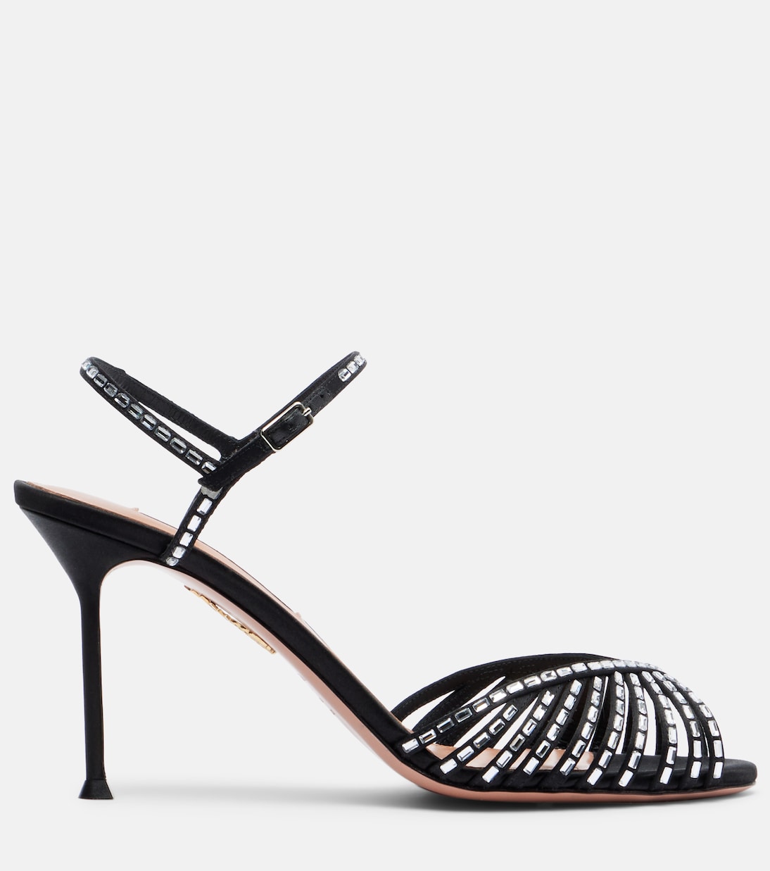 Hold Me 85水晶缀饰凉鞋 | Aquazzura