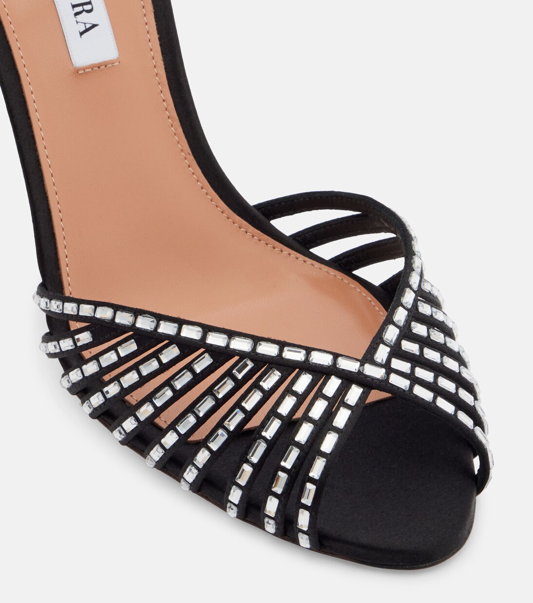 Hold Me 85水晶缀饰凉鞋 | Aquazzura