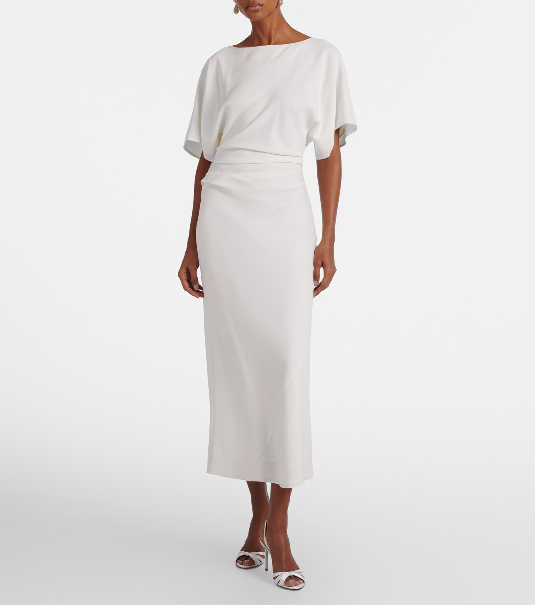 Sandales slingback Tati 85 en satin | Aquazzura