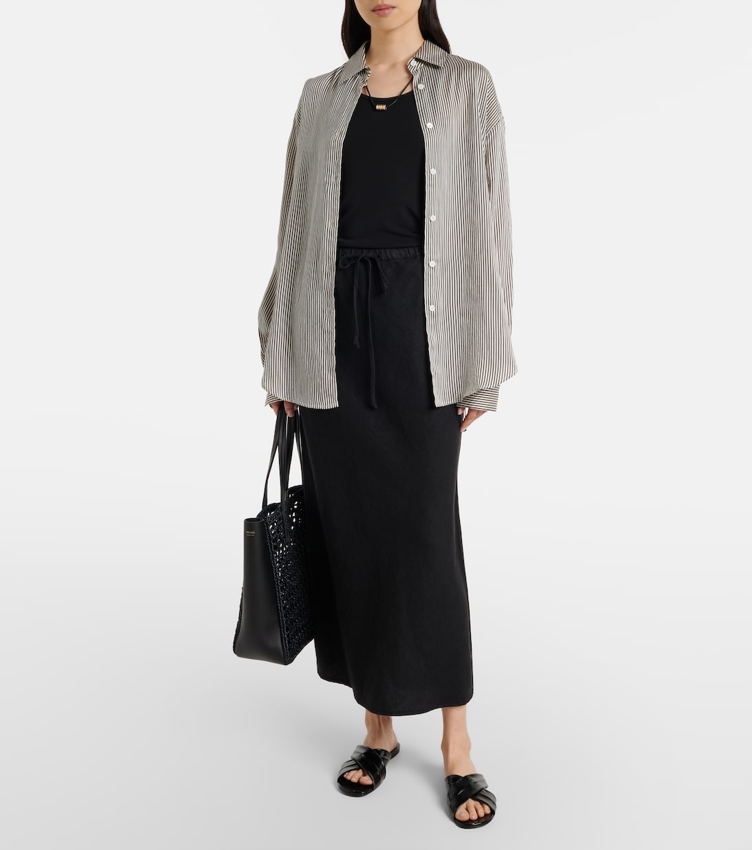 Maxirock Beka aus Leinen | Velvet