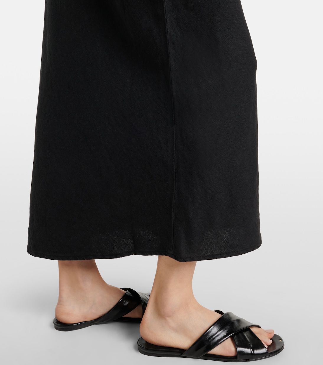 Maxirock Beka aus Leinen | Velvet