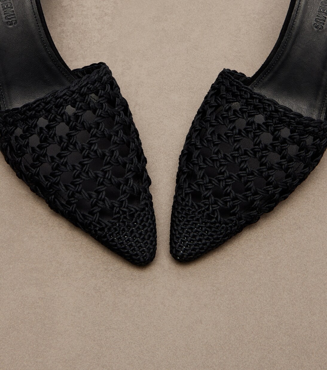 Woven raffia-effect wedges | Jacquemus
