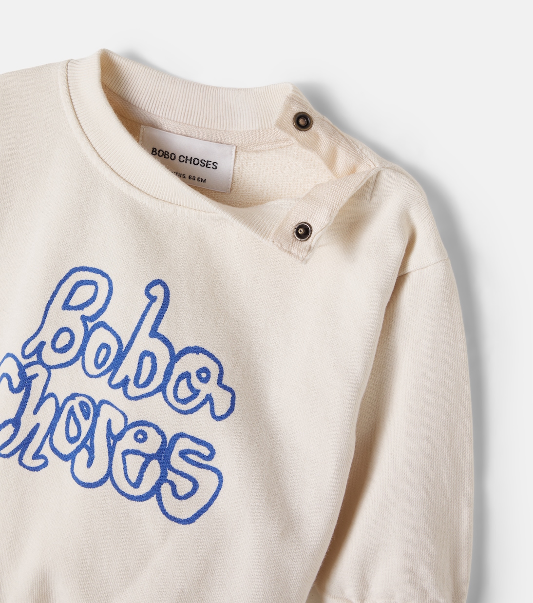 Baby logo cotton sweatshirt | Bobo Choses