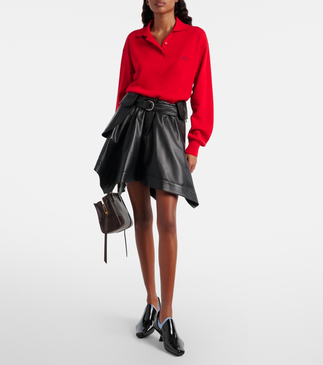 Double L cashmere-blend polo sweater | Loewe