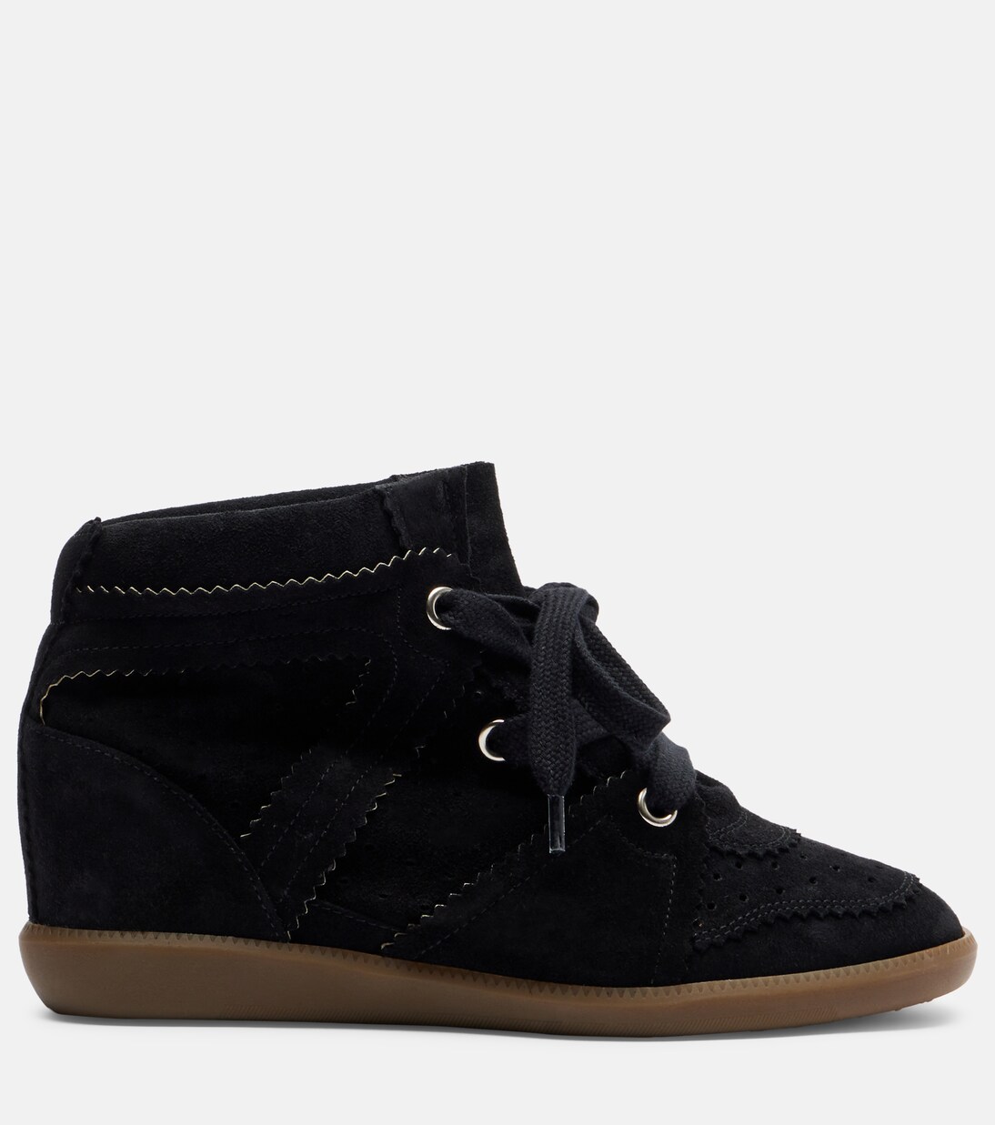 Bobby suede wedge sneakers | Isabel Marant