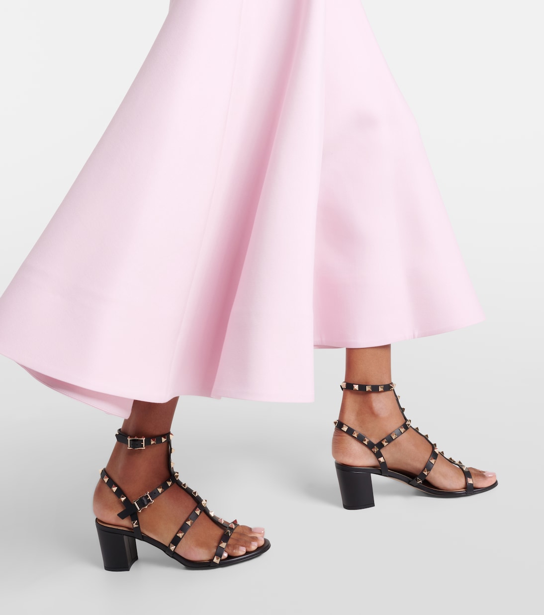 Sandalen Rockstud 65 aus Leder | Valentino Garavani