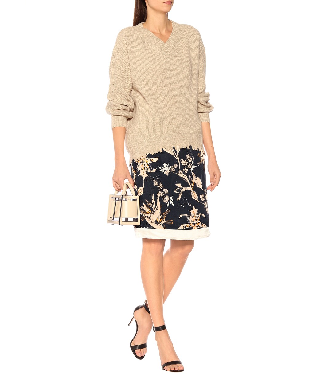 Falda Tamed Florals de mezcla de seda | Dorothee Schumacher
