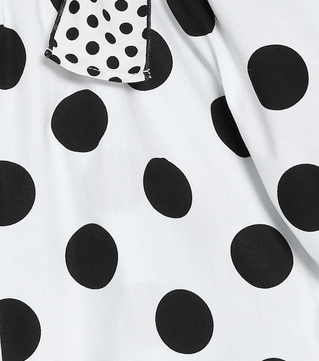Kleid mit Polka-Dots aus Baumwolle | Il Gufo
