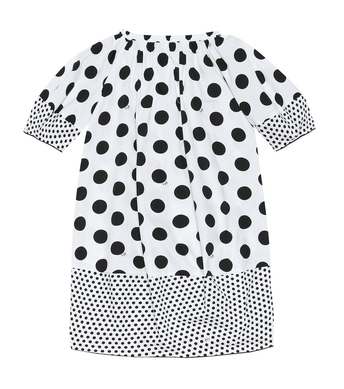 Kleid mit Polka-Dots aus Baumwolle | Il Gufo
