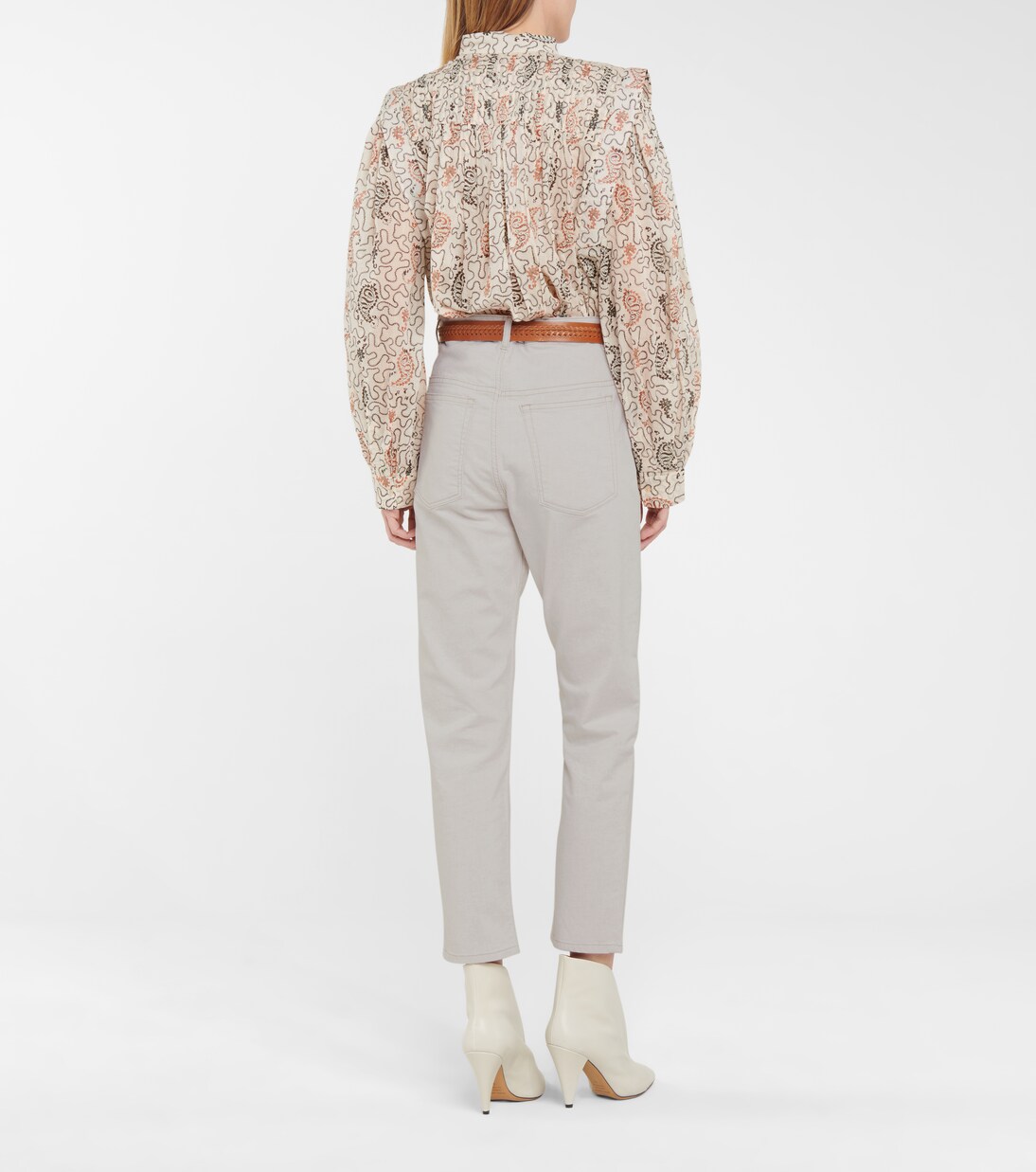 Jeans rectos Lanea de tiro alto | Marant Etoile