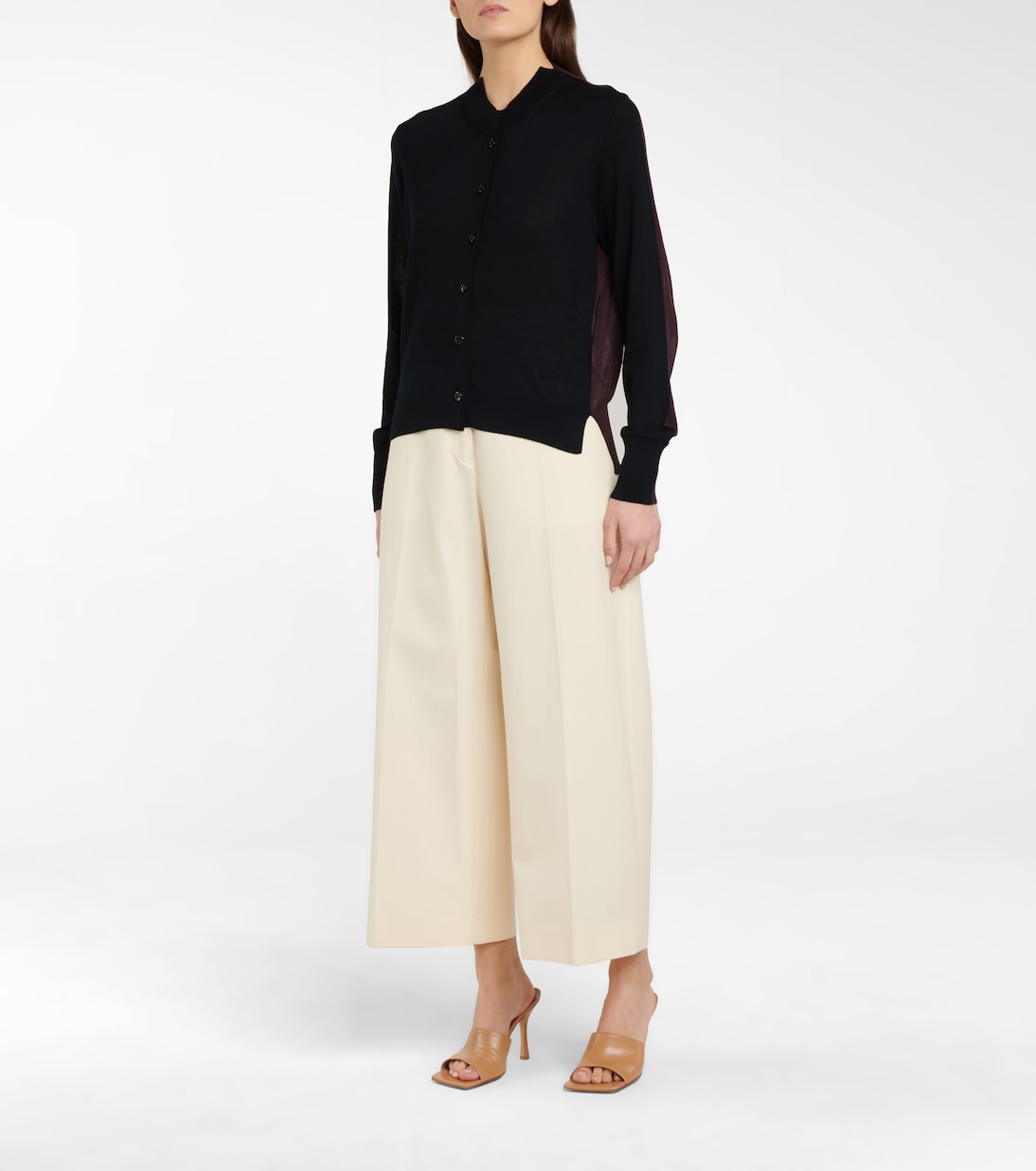 2 Moncler 1952 cashmere and cotton-blend cardigan | Moncler Genius