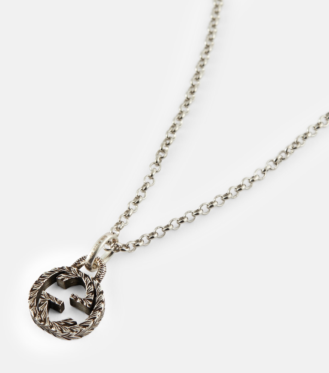 Collana in argento sterling con pendente GG | Gucci