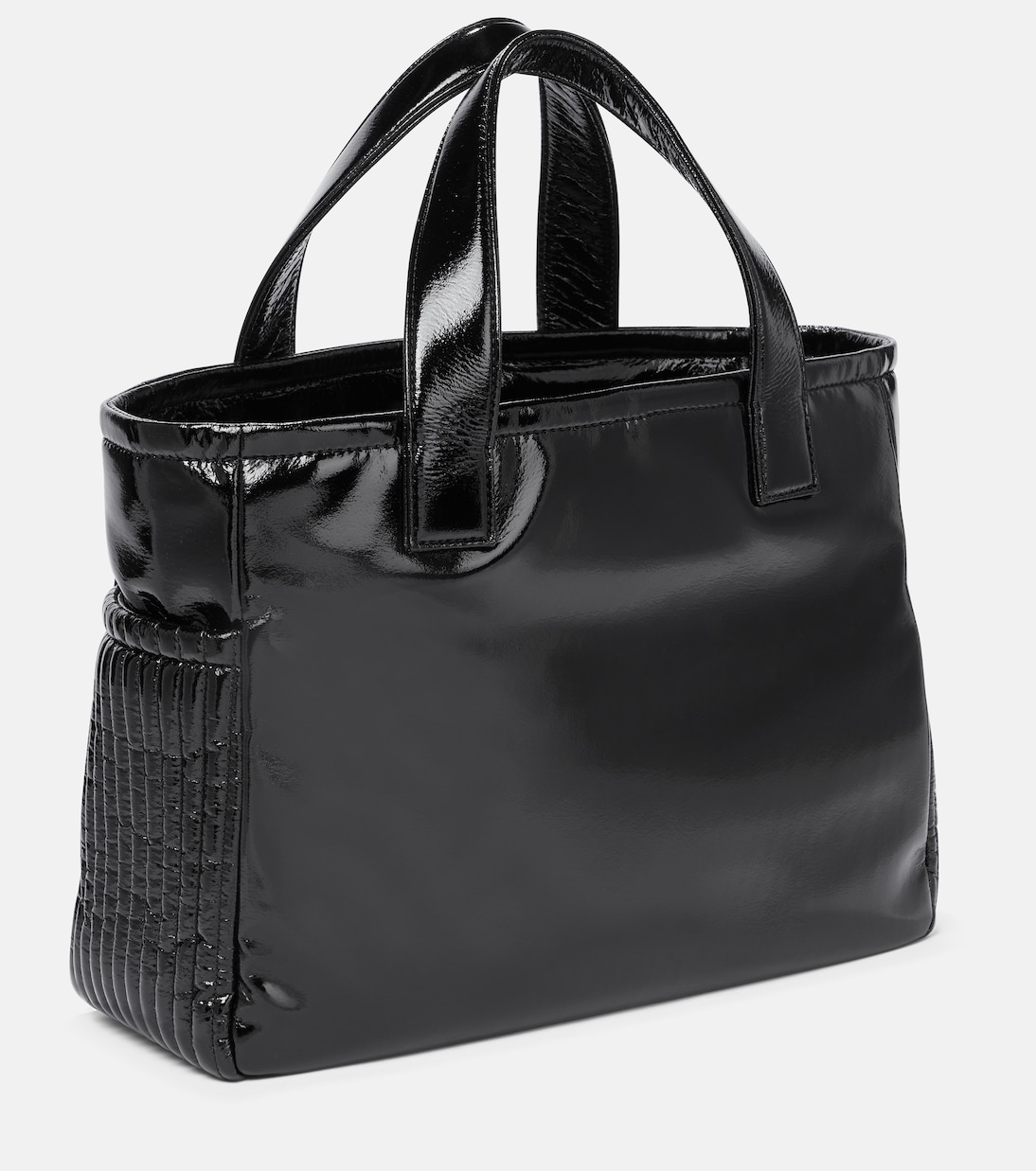 Shopper Large in ciré | Miu Miu