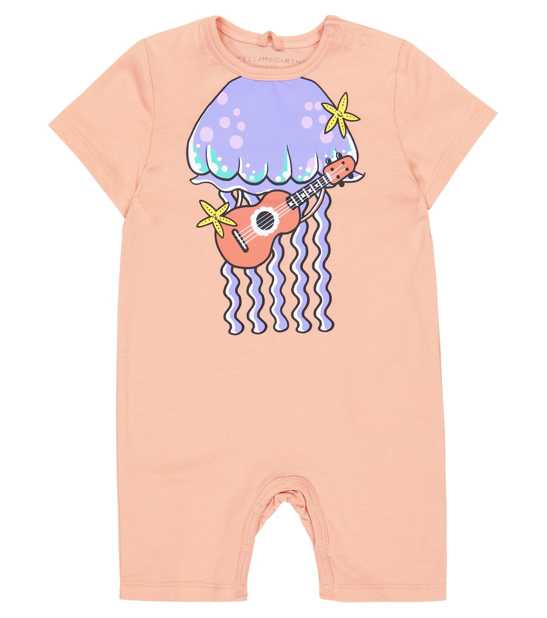 Baby printed cotton romper | Stella McCartney Kids