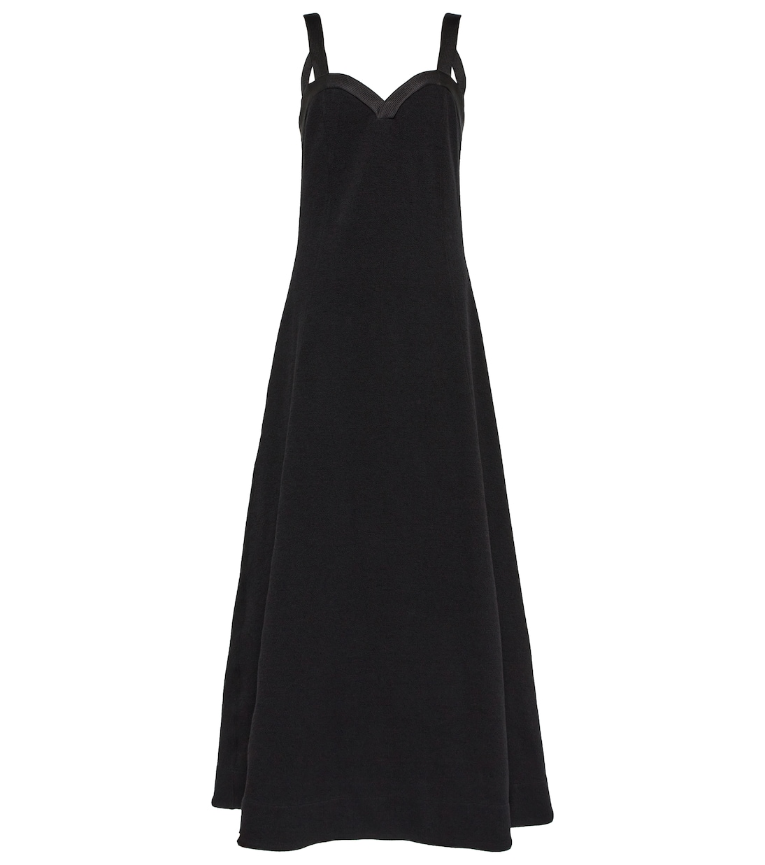Maxikleid aus Baumwoll-Crêpe | Jil Sander