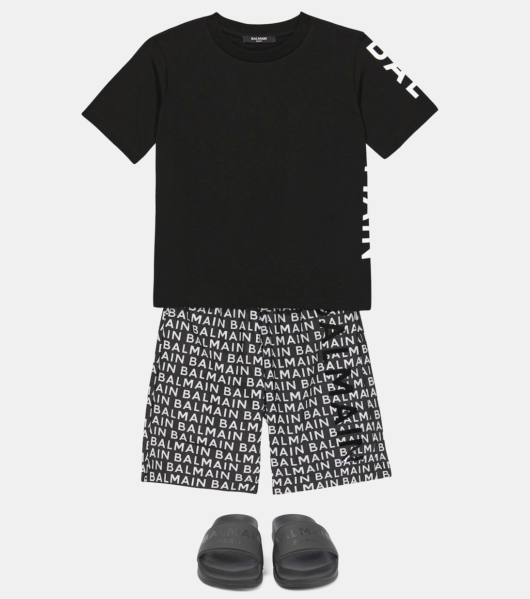 Logo swim trunks | Balmain Kids