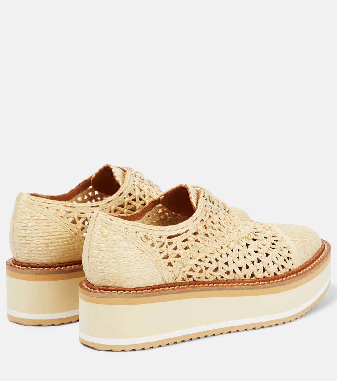 Borril raffia platforms | Clergerie