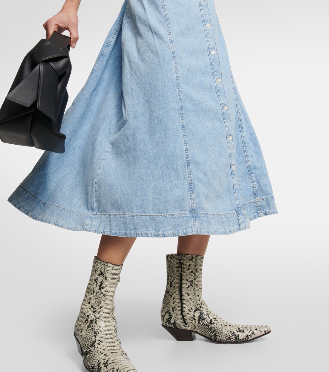 Abito midi Sally di jeans | 7 For All Mankind