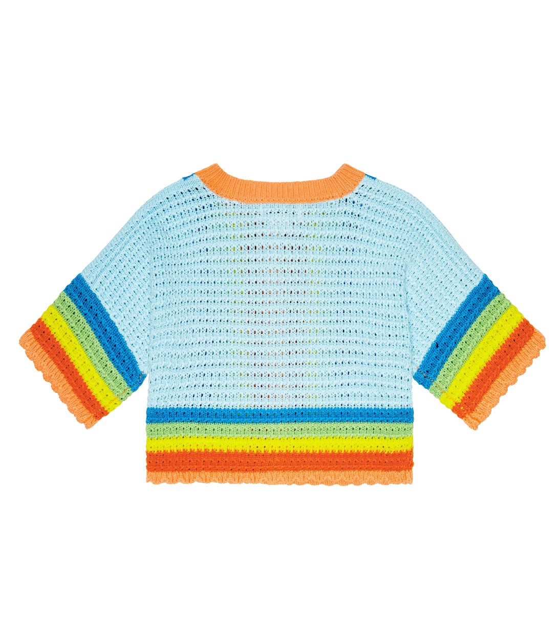 Cárdigan de algodón a rayas | Stella McCartney Kids