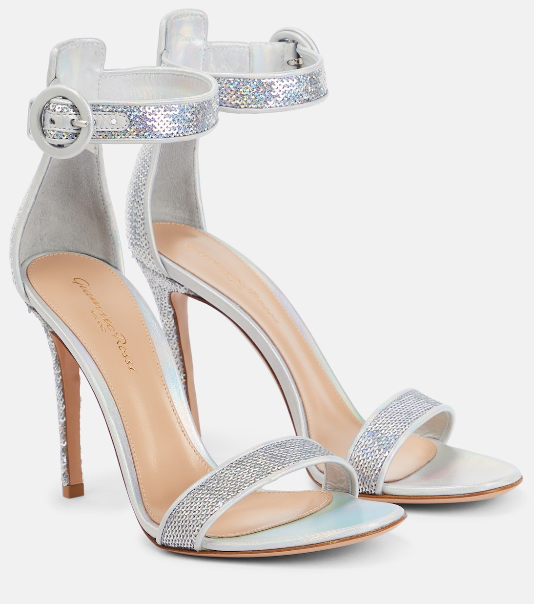 Embellished leather sandals | Gianvito Rossi