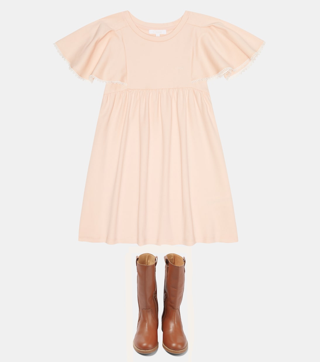 Kleid aus Baumwolle | Chloé Kids
