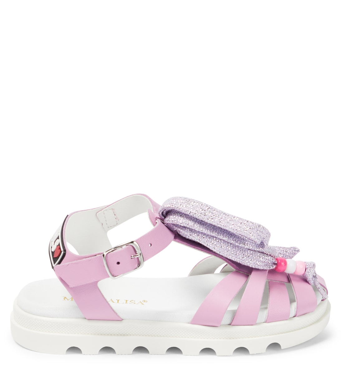 Sandali in pelle con decorazione | Monnalisa