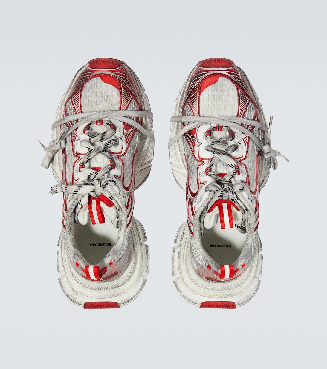 Balenciaga red low top deals