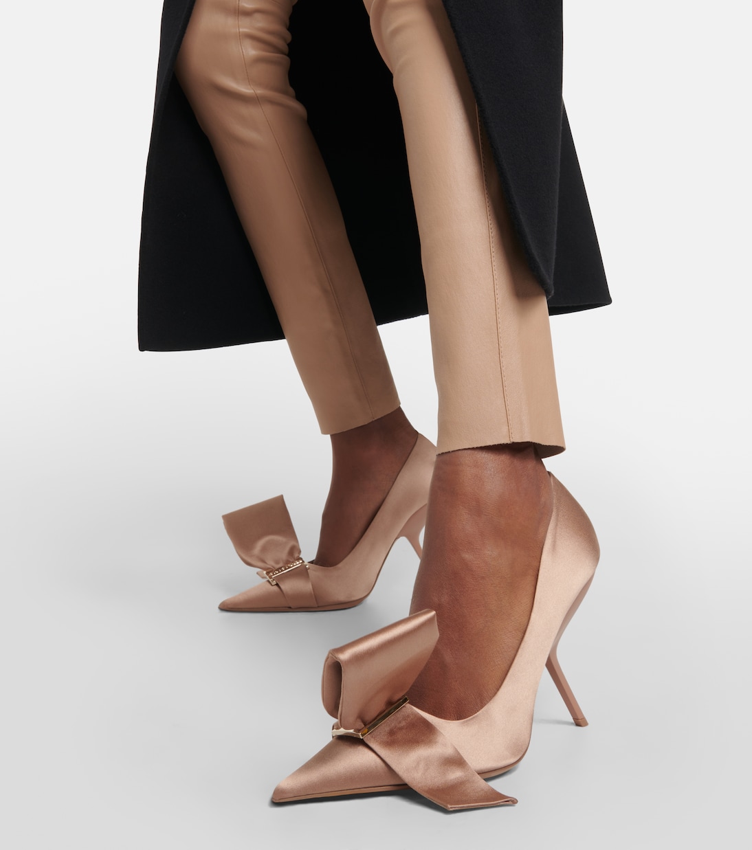 Verzierte Pumps Erica aus Satin | Ferragamo