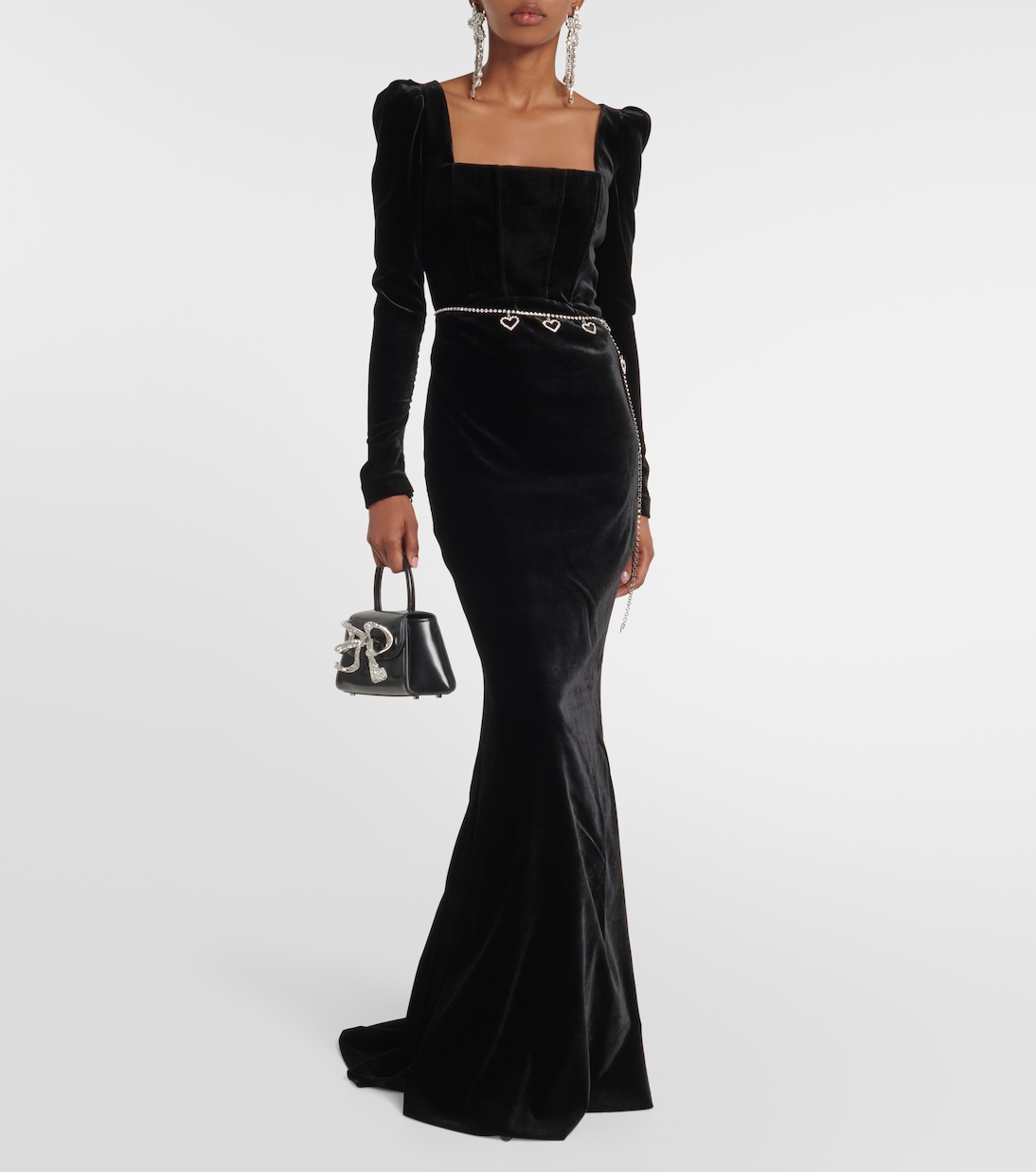 Robe aus Samt | Alessandra Rich