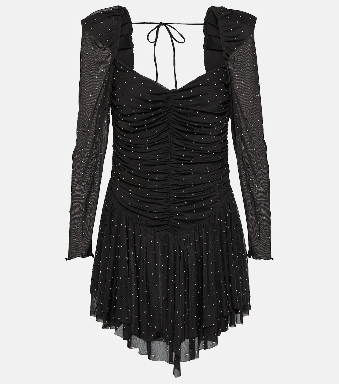 Ruffled embellished tulle minidress | Rotate