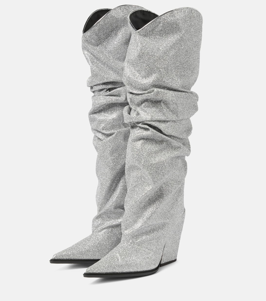 Botas altas con glitter | Alexandre Vauthier