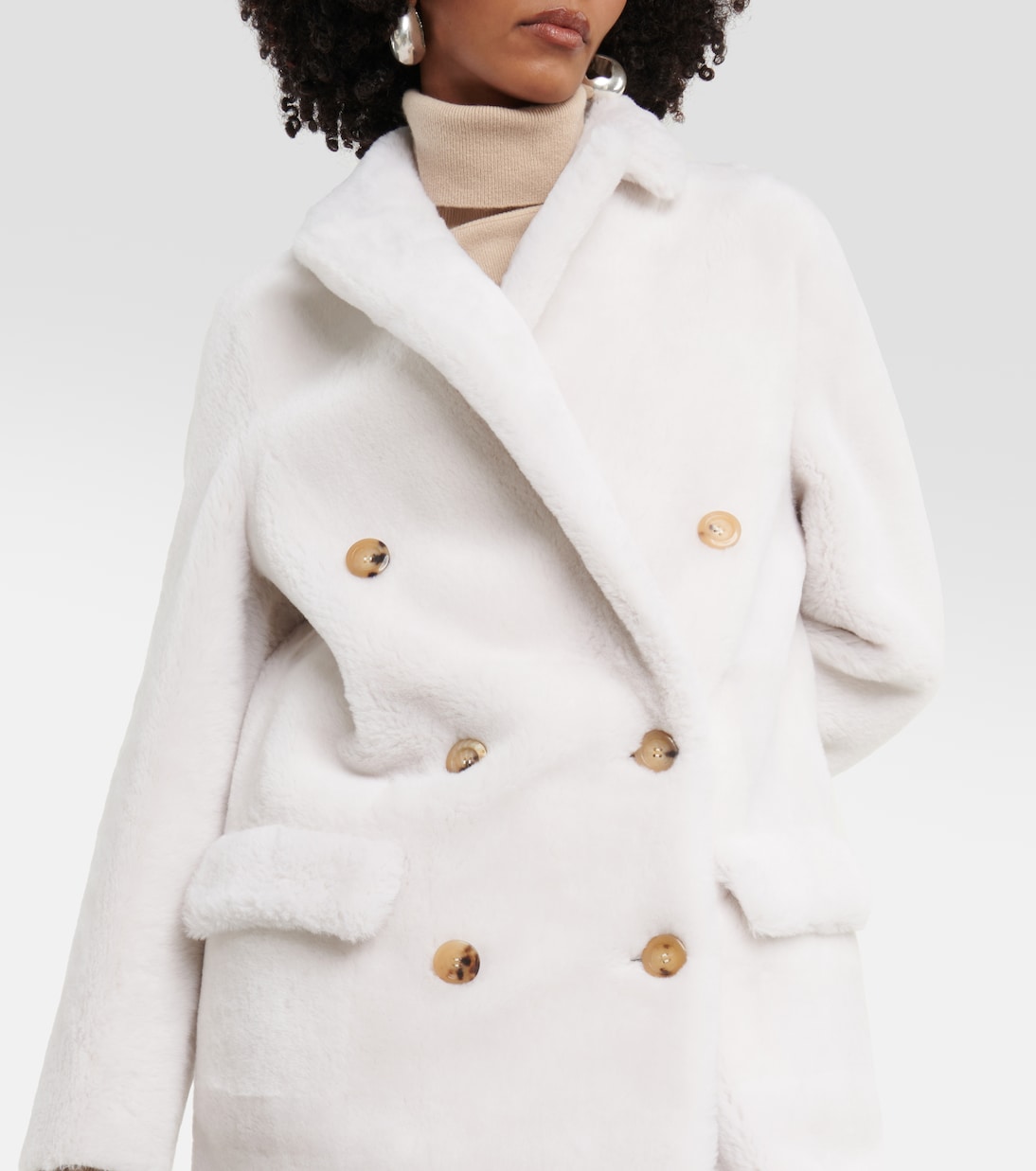 Manteau réversible en shearling | Blancha