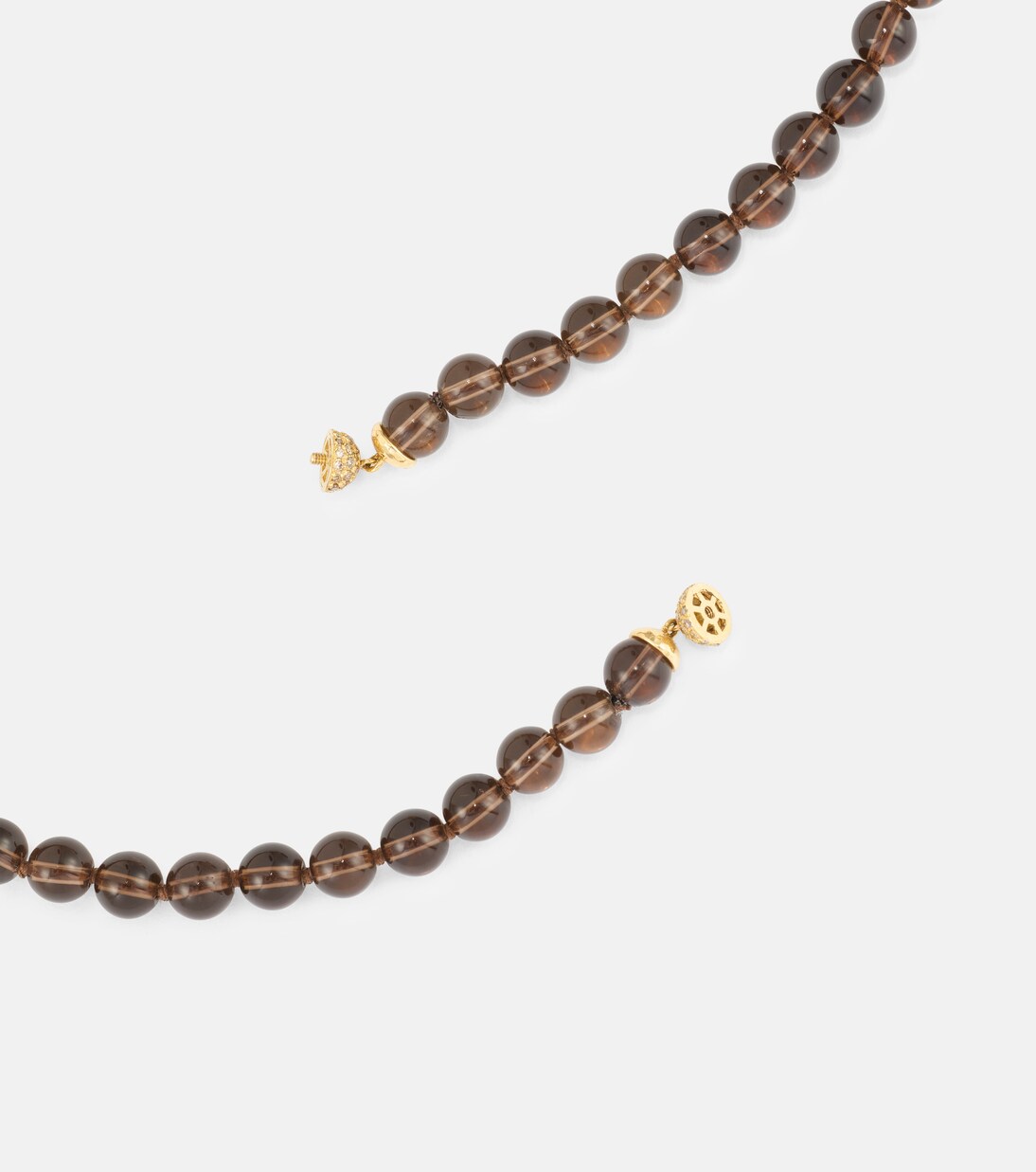 Collana in oro 18kt OCTAVIA ELIZABETH con dettagli in diamanti e quarzo, elegante e moderna per giovani