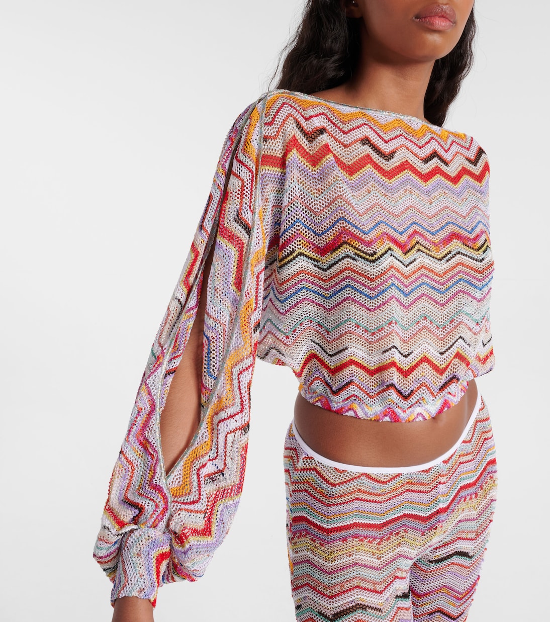 Cropped-Top aus Häkelstrick | Missoni Mare