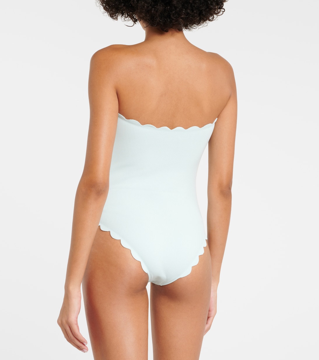 Costume intero smerlato senza spalline | Marysia