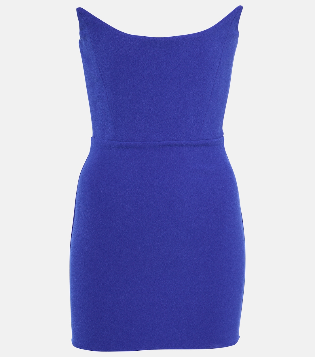 Strapless crepe minidress | Alex Perry
