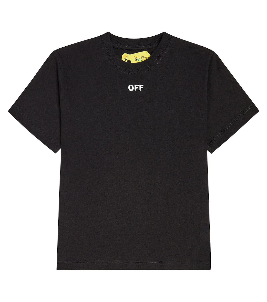 Camiseta de jersey de algodón con logo | Off-White Kids