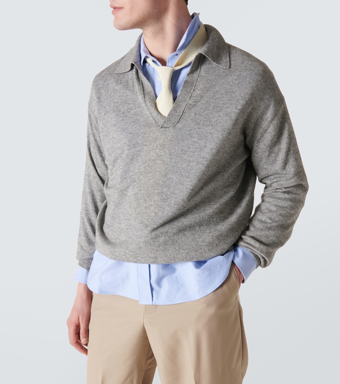 Cravatta in twill di cotone | Auralee