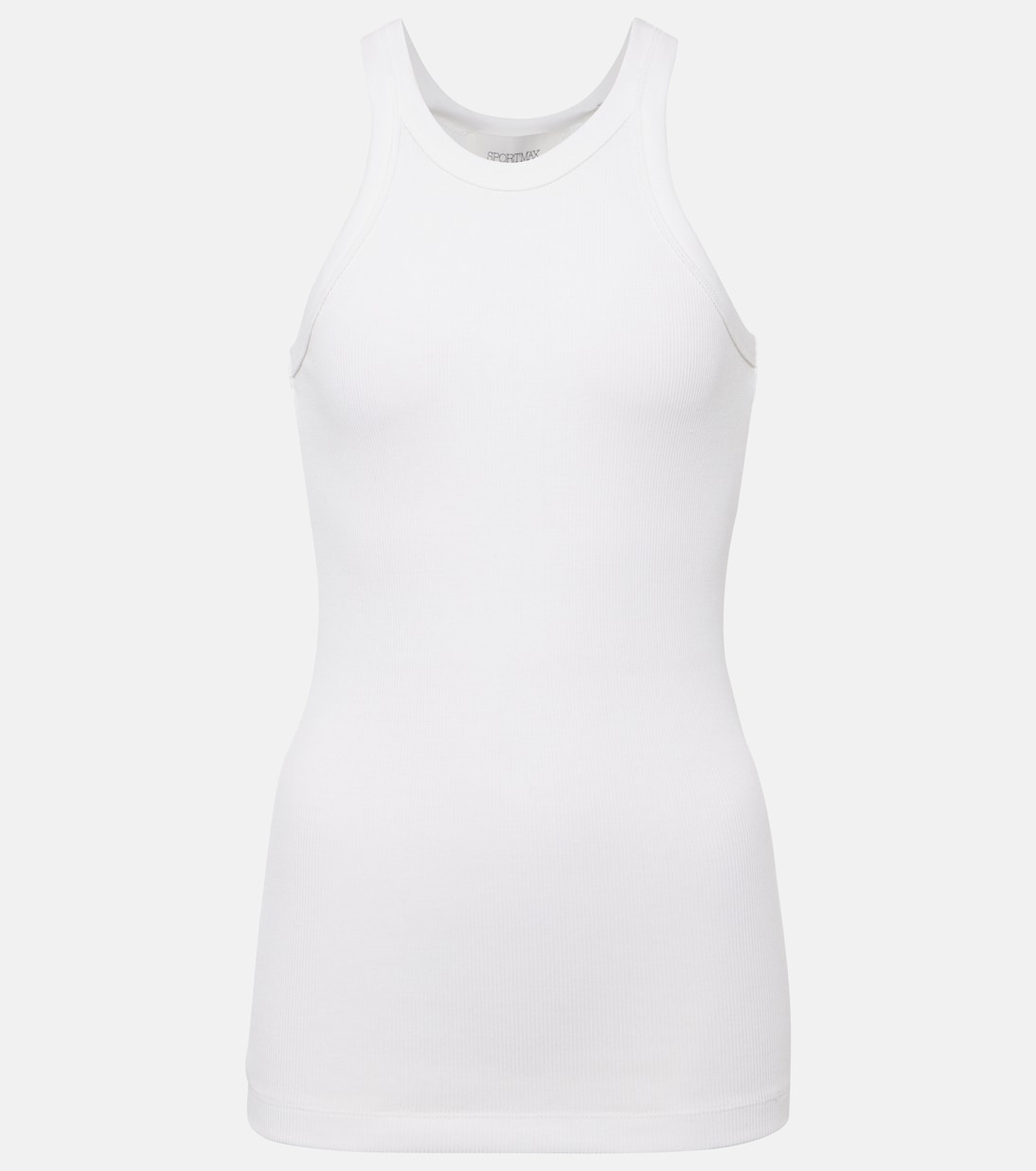 Nastie cotton and silk-blend tank top | Sportmax