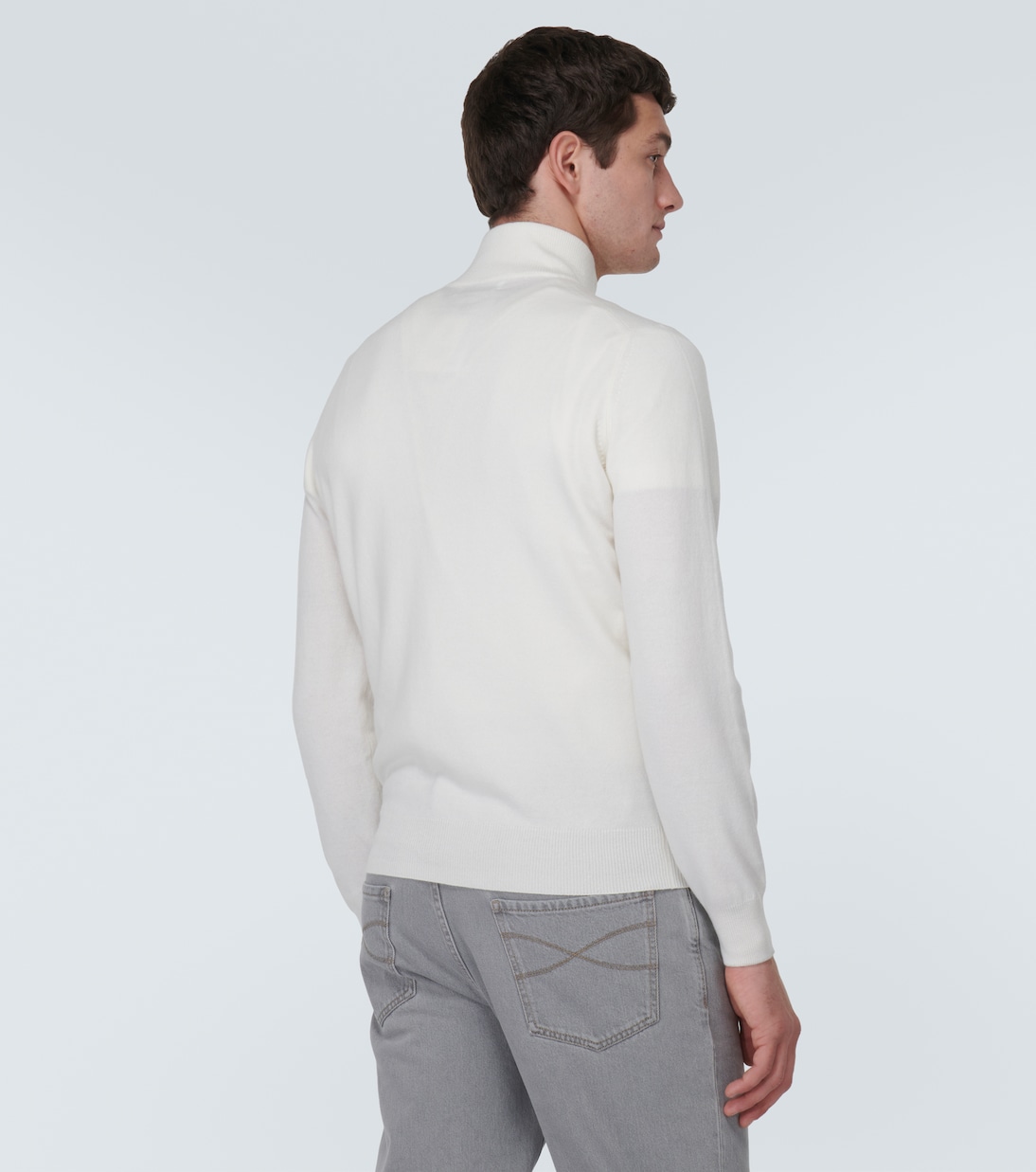 Jersey de cachemir con cremallera | Brunello Cucinelli