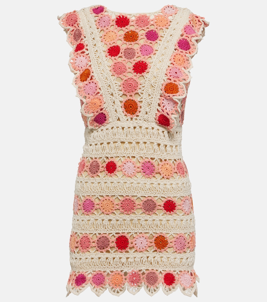 Miniabito Bouquet in crochet di cotone | Anna Kosturova